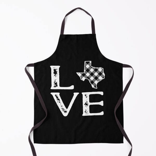 Item preview, Love Texas - Texas State Outline Black White Plaid designed and sold by ZiesMerch.