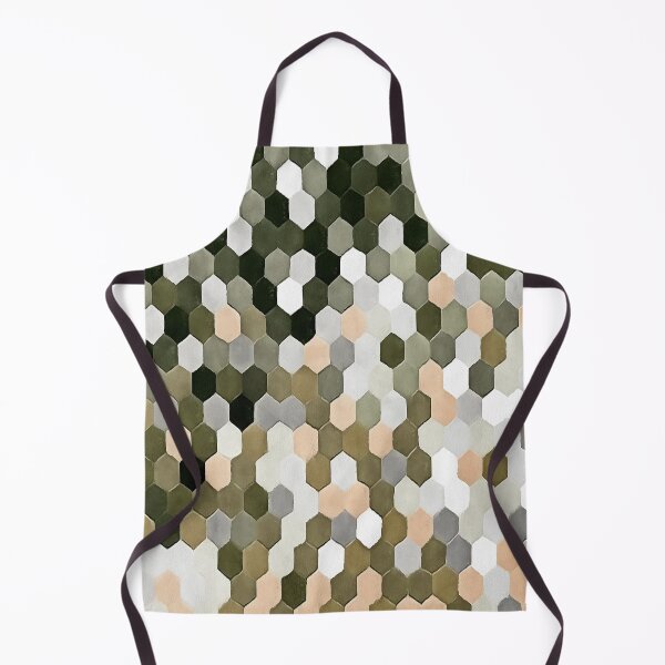 Item preview, Honeycomb Pattern In Shades Of Grey and Pink Hexagon Painting designed and sold by taiche.