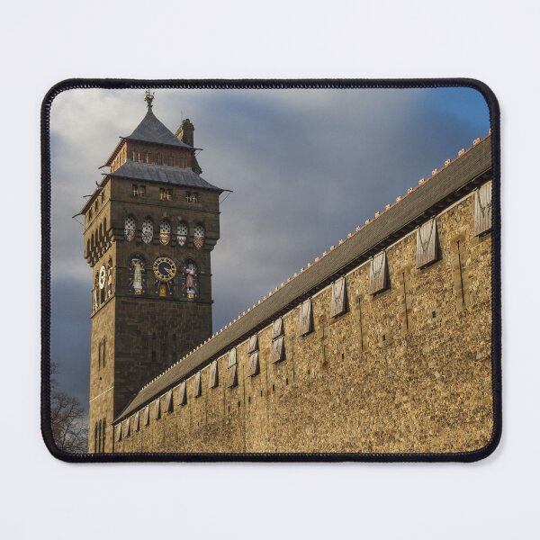Item preview, Cardiff Castle Clock and Wall designed and sold by heidipics.