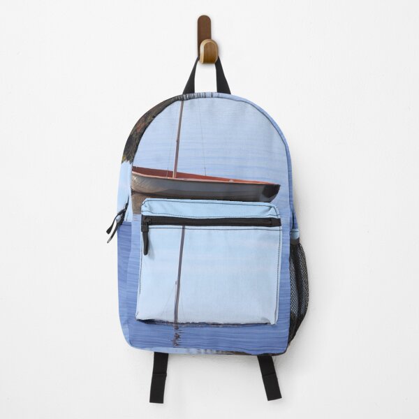 Item preview, The empty sail boat in the middle of the lake designed and sold by IraNiva.