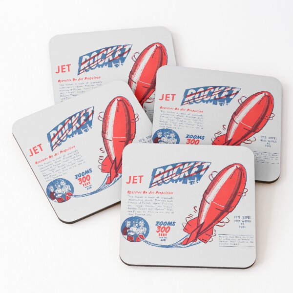Item preview, TOY JET ROCKET - ATOMIC AGE ADVERT designed and sold by ThrowbackAds.