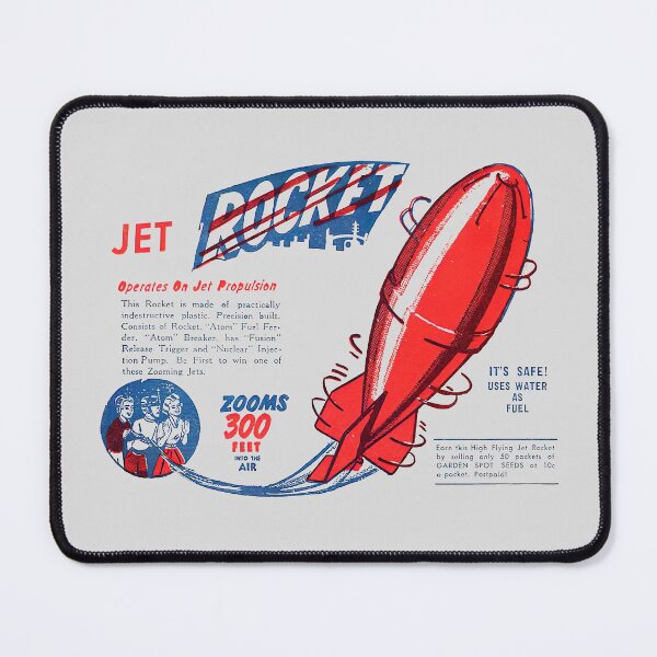 Item preview, TOY JET ROCKET - ATOMIC AGE ADVERT designed and sold by ThrowbackAds.