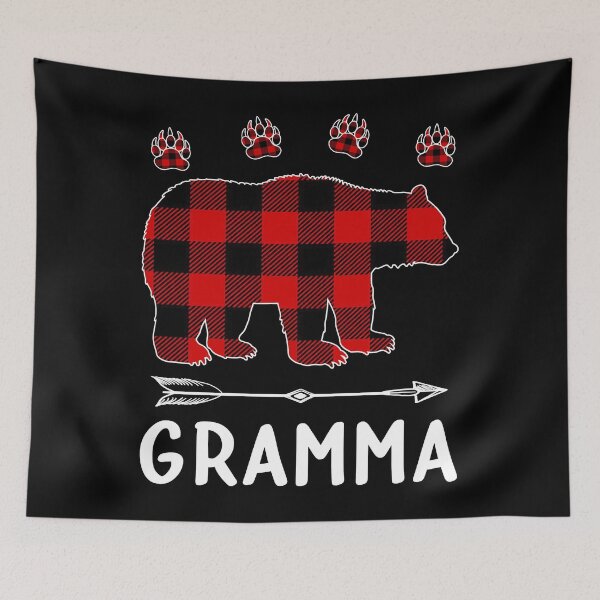 Item preview, Red Plaid Gramma Bear Matching Pajama Family designed and sold by WhitsellLesslie.