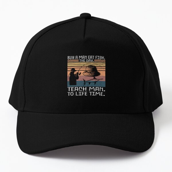 Buy A Man Eat Fish Cap for Sale by Steven Max