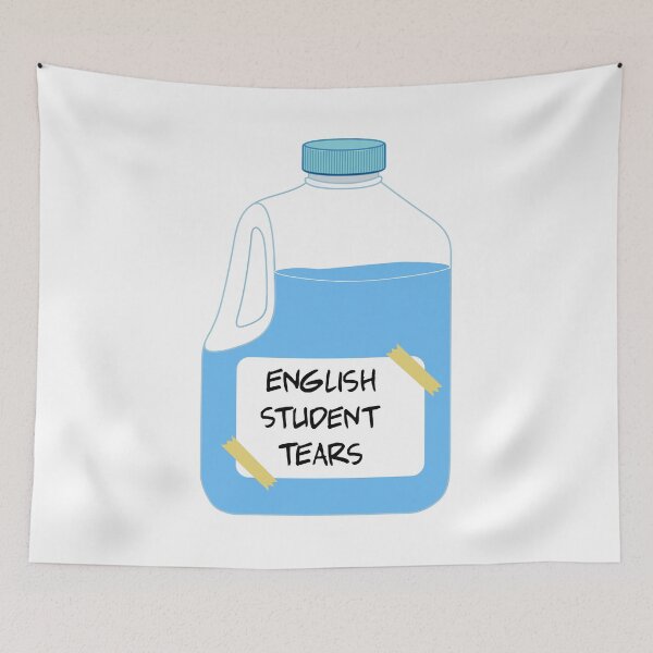 Item preview, English Student Tears designed and sold by VintagePathway.