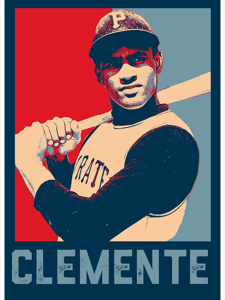 roberto clemente  Sticker for Sale by Ferroussastore