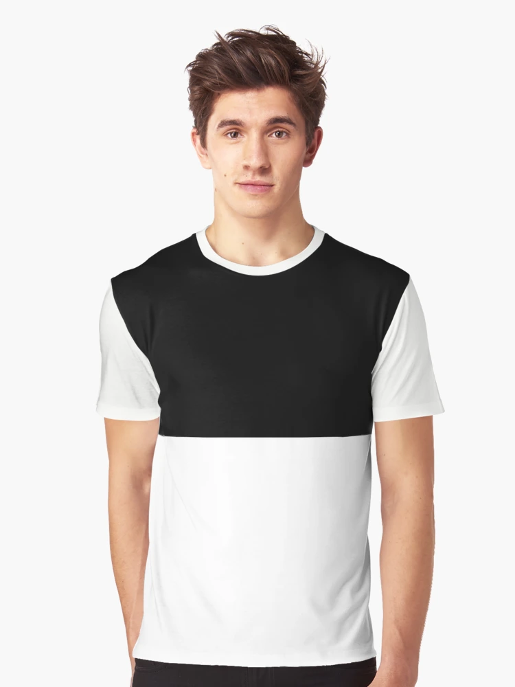 t shirt for men black and white