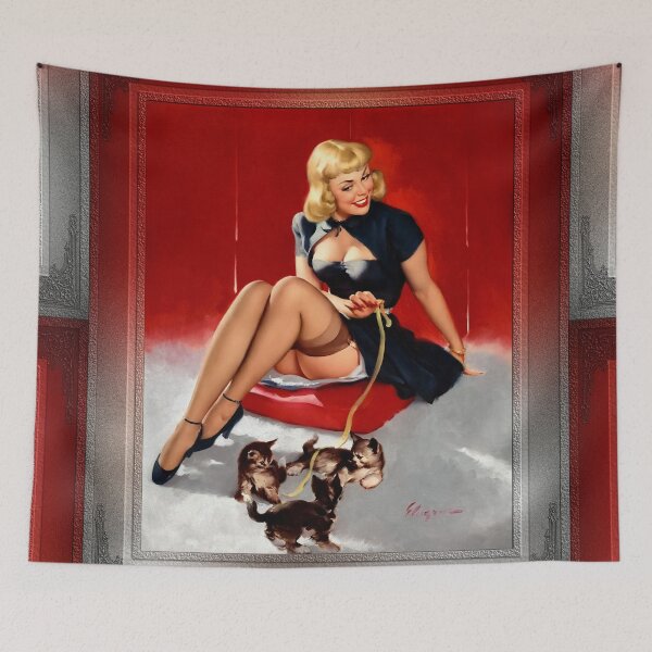 Item preview, Some Cute Tricks by Gil Elvgren Classic Xzendor7 Old Masters Reproductions designed and sold by Xzendor7 Digital Art Creations.