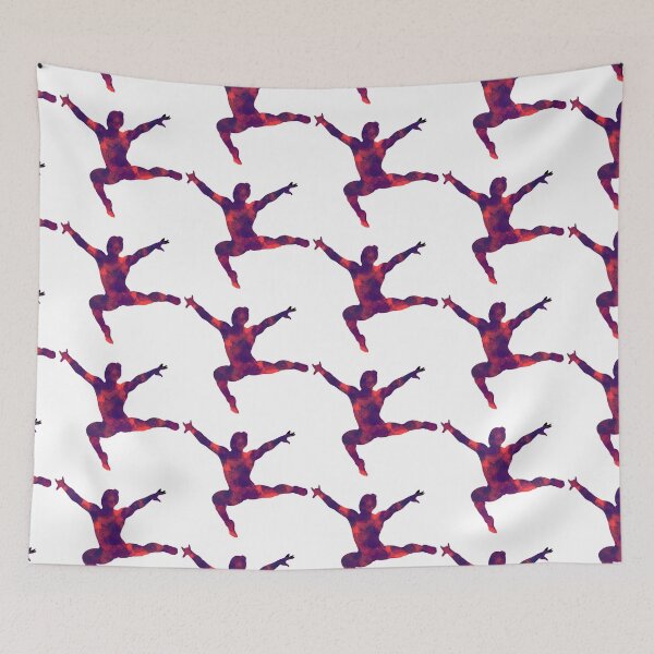 Item preview, Blue/Red Gymnast/Dancer designed and sold by Becky-Marie.