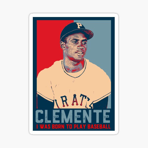 Download Vintage Roberto Clemente Baseball Poster Wallpaper