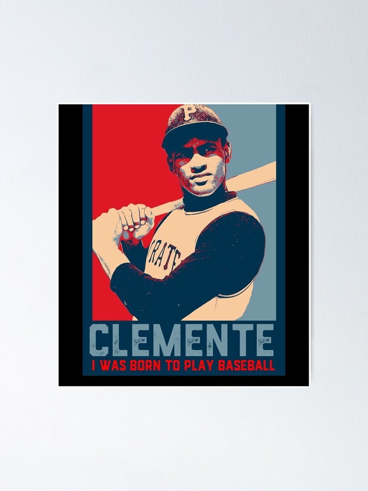 Roberto Clemente #21 Jersey Number Art Board Print for Sale by StickBall