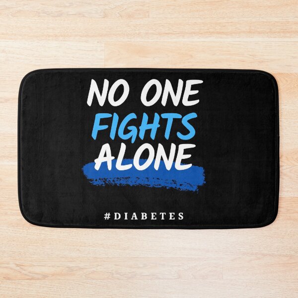 Item preview, Diabetes Awareness-No One Fights Alone designed and sold by Oreo2020 Creations.