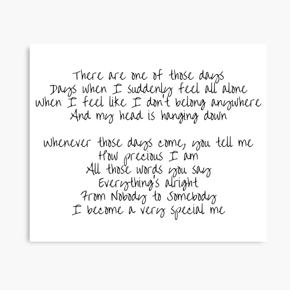 Twice Feel Special Verse 1 Handwritten Lyrics English Photographic Print For Sale By Aooms123 Redbubble