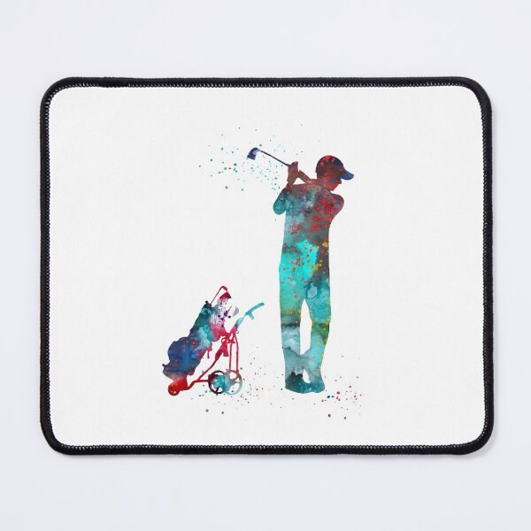 Item preview, Man golfer, golfer, watercolor Man golfer designed and sold by ghazalish.