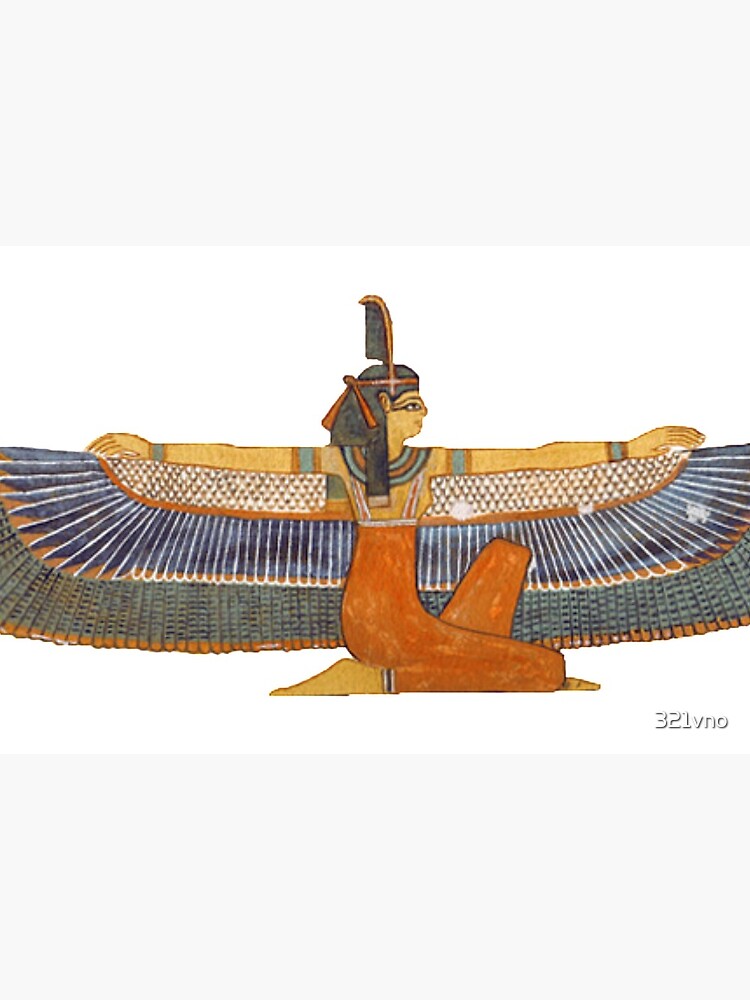 Wonder dat is alles rotatie Egyptian Goddess Ma'at Design" Art Board Print for Sale by 321vno |  Redbubble