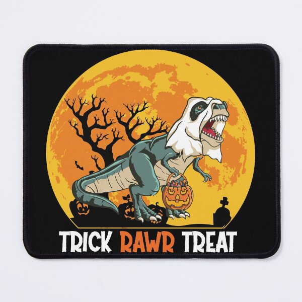 Item preview, Trick Rawr Treat Halloween: Dinosaur T Rex Mummy Pumpkin designed and sold by AG-World00.