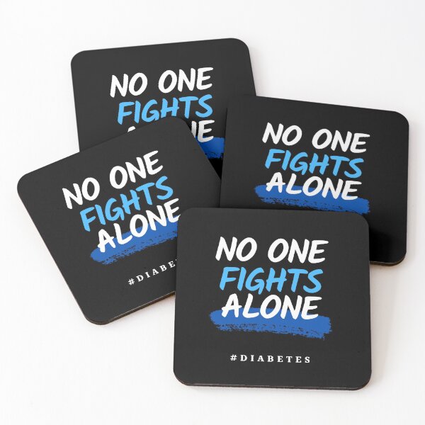 Item preview, Diabetes Awareness-No One Fights Alone designed and sold by Oreo2020 Creations.