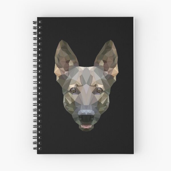Item preview, Dog shepherd polygon designed and sold by webinatic.