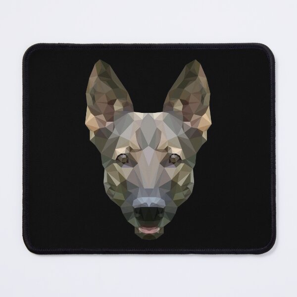 Item preview, Dog shepherd polygon designed and sold by webinatic.
