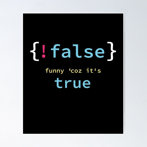 Artikel-Vorschau von Programmierer Nerd False True, designt und verkauft von webinatic.