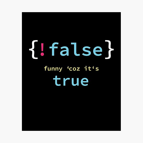 Artikel-Vorschau von Programmierer Nerd False True, designt und verkauft von webinatic.