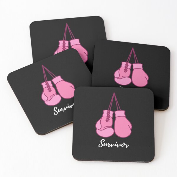 Item preview, Pink Boxing Gloves Survivor Breast Cancer Awareness Support  designed and sold by AwarenessCloud.