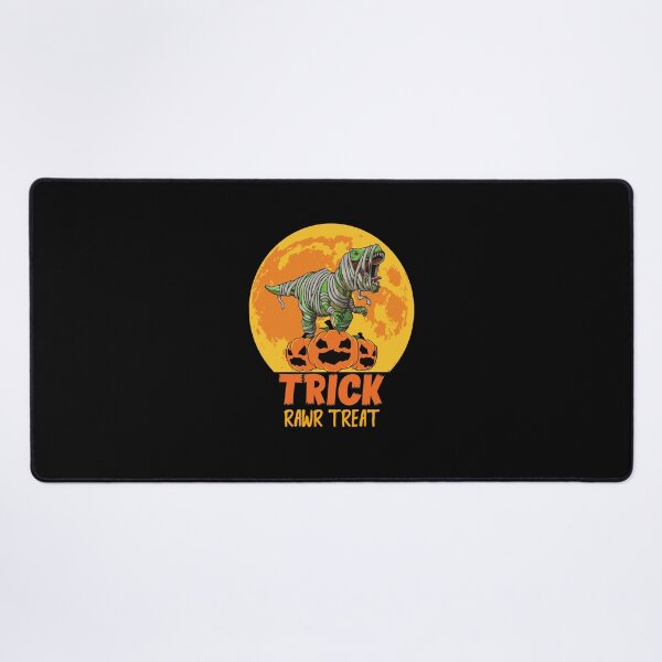 Item preview, Trick Rawr Treat Halloween: Dinosaur T Rex Mummy Pumpkin designed and sold by AG-World00.