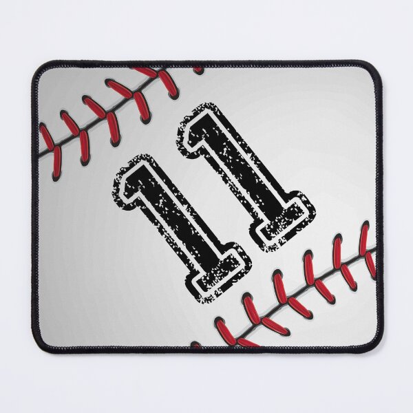 Item preview, Baseball ball number 11, eleven  designed and sold by TheCultStuff.