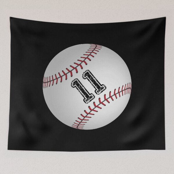 Item preview, Baseball ball number 11, eleven  designed and sold by TheCultStuff.