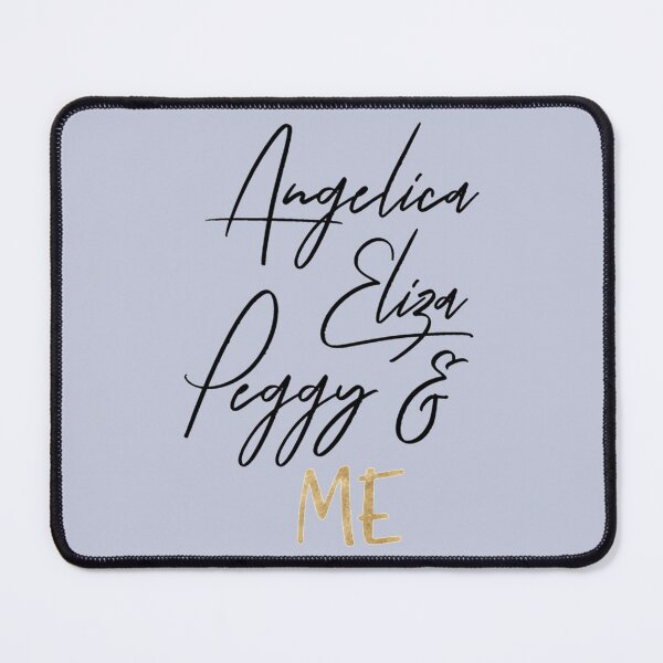 Item preview, angelica, eliza, peggy and me in gold    designed and sold by 12Posters12.