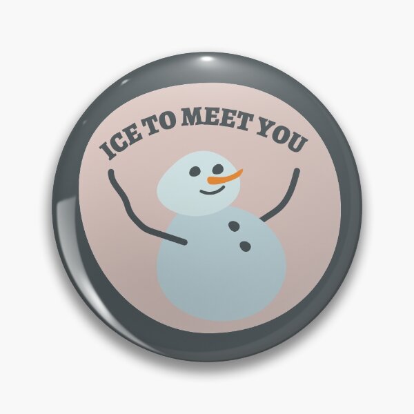 Item preview, Snowman Puns | Ice To Meet You | Merry Christmas Ideas designed and sold by Fluffy-Vectors.