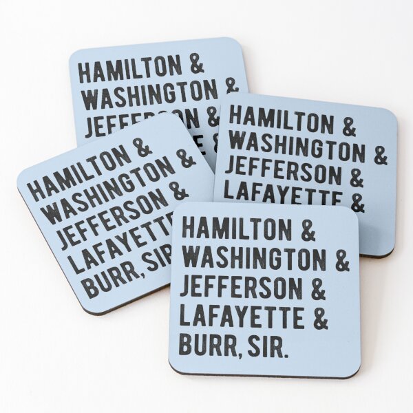 Item preview, Hamilton _amp_ Washington  designed and sold by 12Posters12.