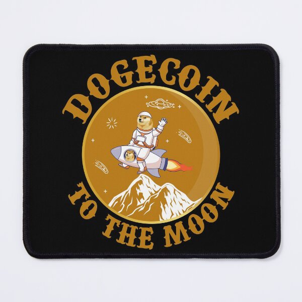 Item preview, Dogelon mars Cool Moon Astronaut shiba inu meme crypto currency designed and sold by Hartics.