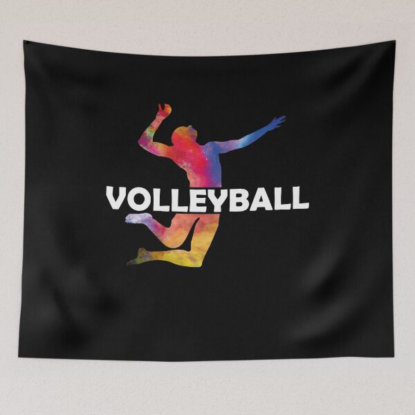 Item preview, Volleyball Smash Colorsplash Volleyball Player designed and sold by webinatic.