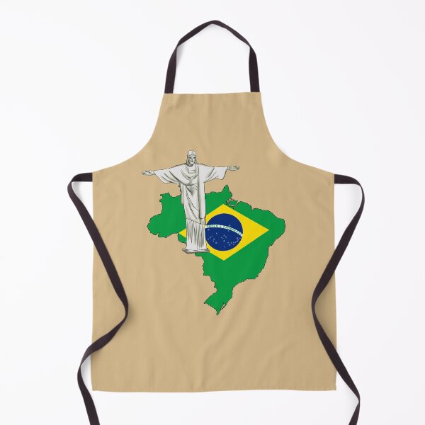 Item preview, Christ the Savior and the Map & flag colors of Brazil designed and sold by Kalin-Lyfe.