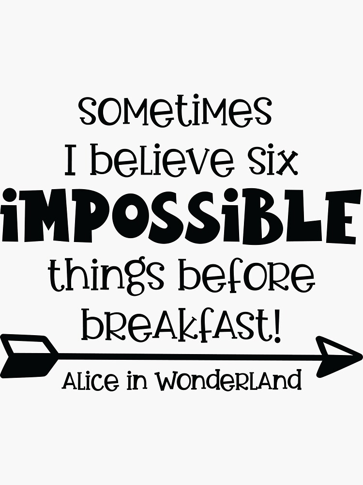 "alice in wonderland quote" Sticker for Sale by horsw Redbubble