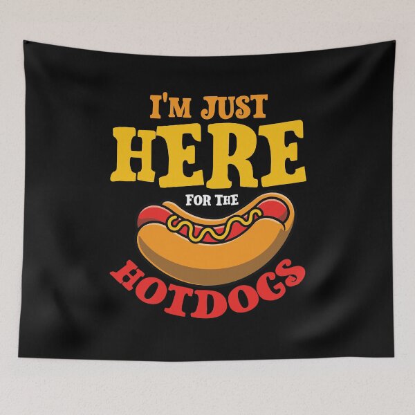 Item preview, Just here hotdogs designed and sold by valuestees.