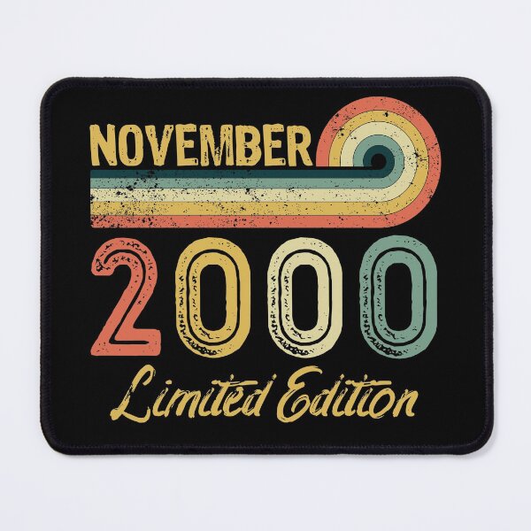 Item preview, Retro Vintage 21st Birthday - Born in November 2000 designed and sold by meedTee.