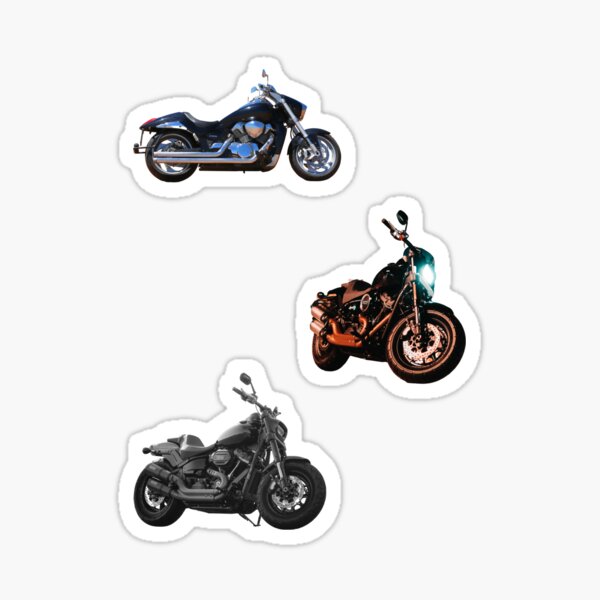 "Classic Cruise bikes " Sticker for Sale by TheAwesomeStuff Redbubble