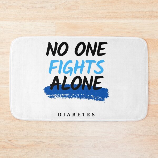 Item preview, Diabetes Awareness-No One Fights Alone designed and sold by Oreo2020 Creations.