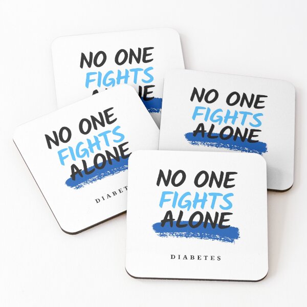 Item preview, Diabetes Awareness-No One Fights Alone designed and sold by Oreo2020 Creations.