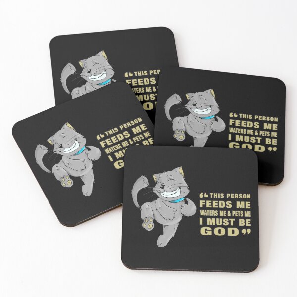Item preview, I Must Be God Cat designed and sold by Anzarr.