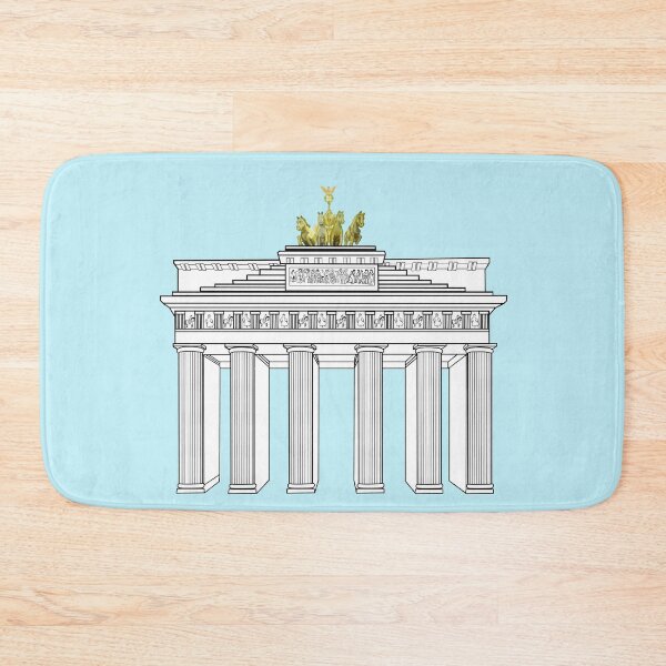 Item preview, Germany Berlin Bradenburg Gate famous national landmark illustration designed and sold by Kalin-Lyfe.