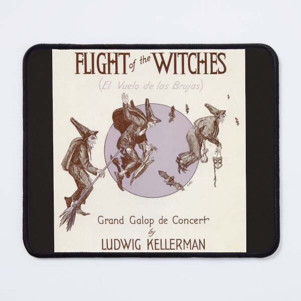 Item preview, Vintage Witch Poster Flight of the Witches designed and sold by Bellathewilde.