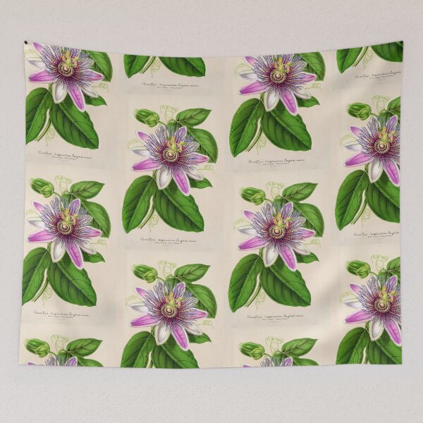 Item preview, Passion Flower - Passion Vine botanical illustration designed and sold by chimakingthings.