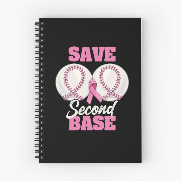 Item preview, Save The Second Base Breast Cancer Awareness Ribbon designed and sold by Dressed For  Duty.