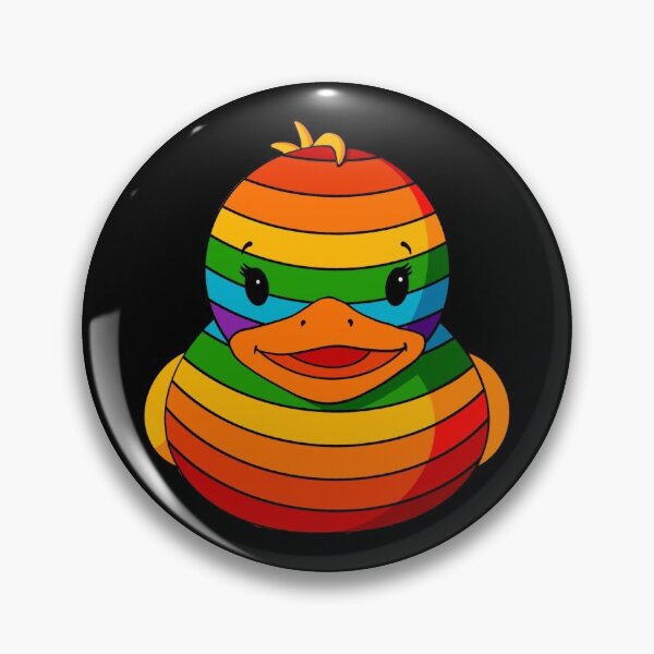 Item preview, Rainbow Rubber Duck designed and sold by Alisha Ober Designs.