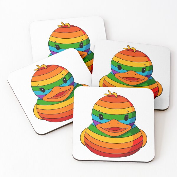 Item preview, Rainbow Rubber Duck designed and sold by Alisha Ober Designs.