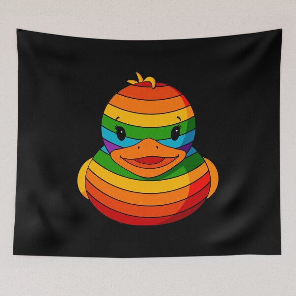 Item preview, Rainbow Rubber Duck designed and sold by Alisha Ober Designs.