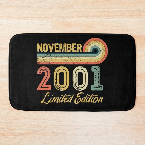 Item preview, Retro Vintage 20th Birthday - Born in November 2001 designed and sold by meedTee.